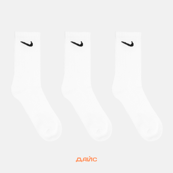 Носки Nike Everyday Lightweight Crew 3 Pairs артикул:SX7676-100 - купить в магазине Дайс