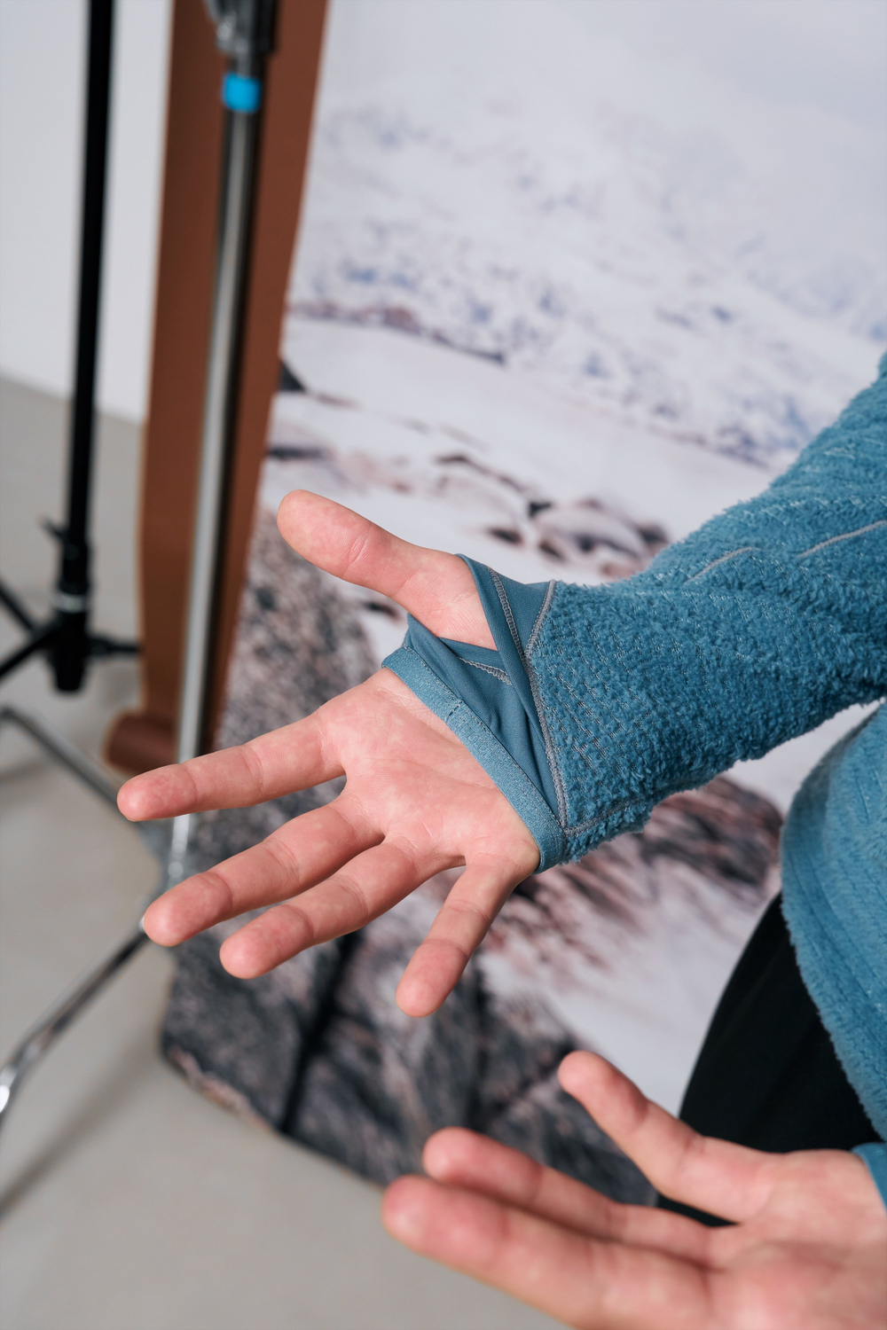 Худи Nothomme Blue Monte Lightweight Hooded Fleece Shirt "Velvet Blue"