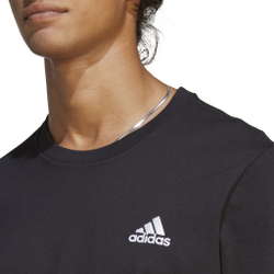 Мужское теннисное поло adidas Essentials Single Jersey Embroidered Small Logo T-Shirt Men - Black, Beige