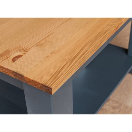 Стол журнальный «Форест» малый серый 7012/бейц-масло