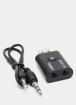 Автомобильный Bluetooth адаптер (2in1) AUX Wireless YET-TR6