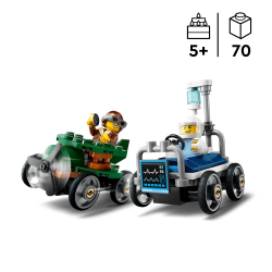LEGO City/ Гоночный набор: самолет против больничной койки/ 60459