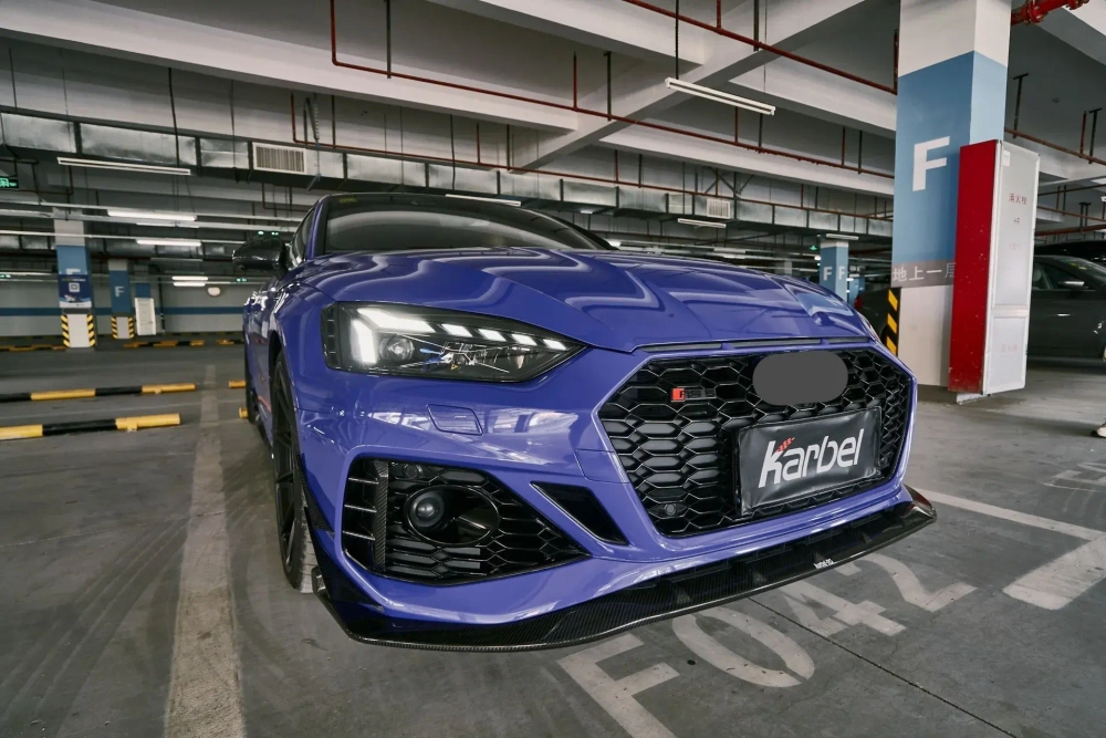 Карбоновая накладка на противотуманные фары для AUDI RS5 B9.5 2020-2025+ Ауди обвес