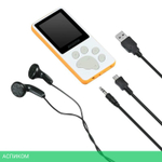 MP3-плеер Digma S4 8 Gb белый/оранжевый (S4WO)