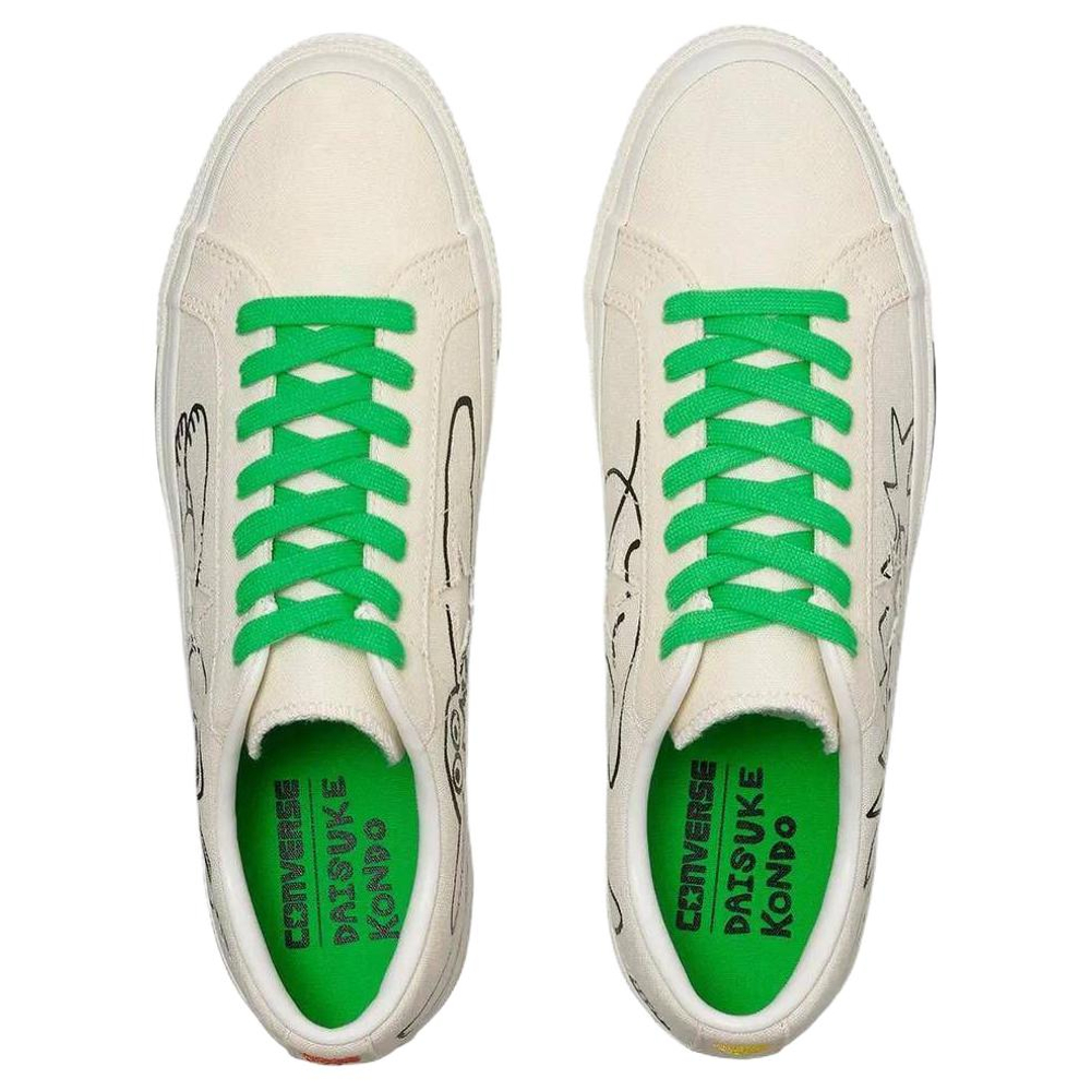 Converse x Daisuke Kondo ONE STAR Canvas Shoes Unisex White Black