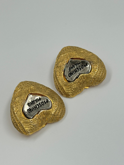 Клипсы Сердца Moschino