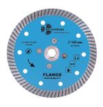 Диск алмазный отрезной 125*м14 Турбо с фланцем hot press FHQ452