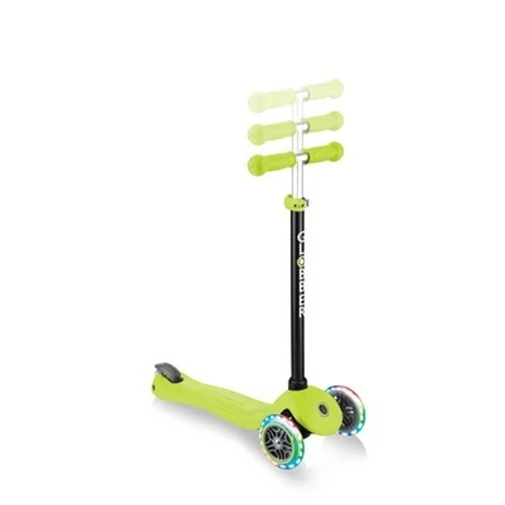 Самокат Globber Go Up Sporty Plus Lights зеленый