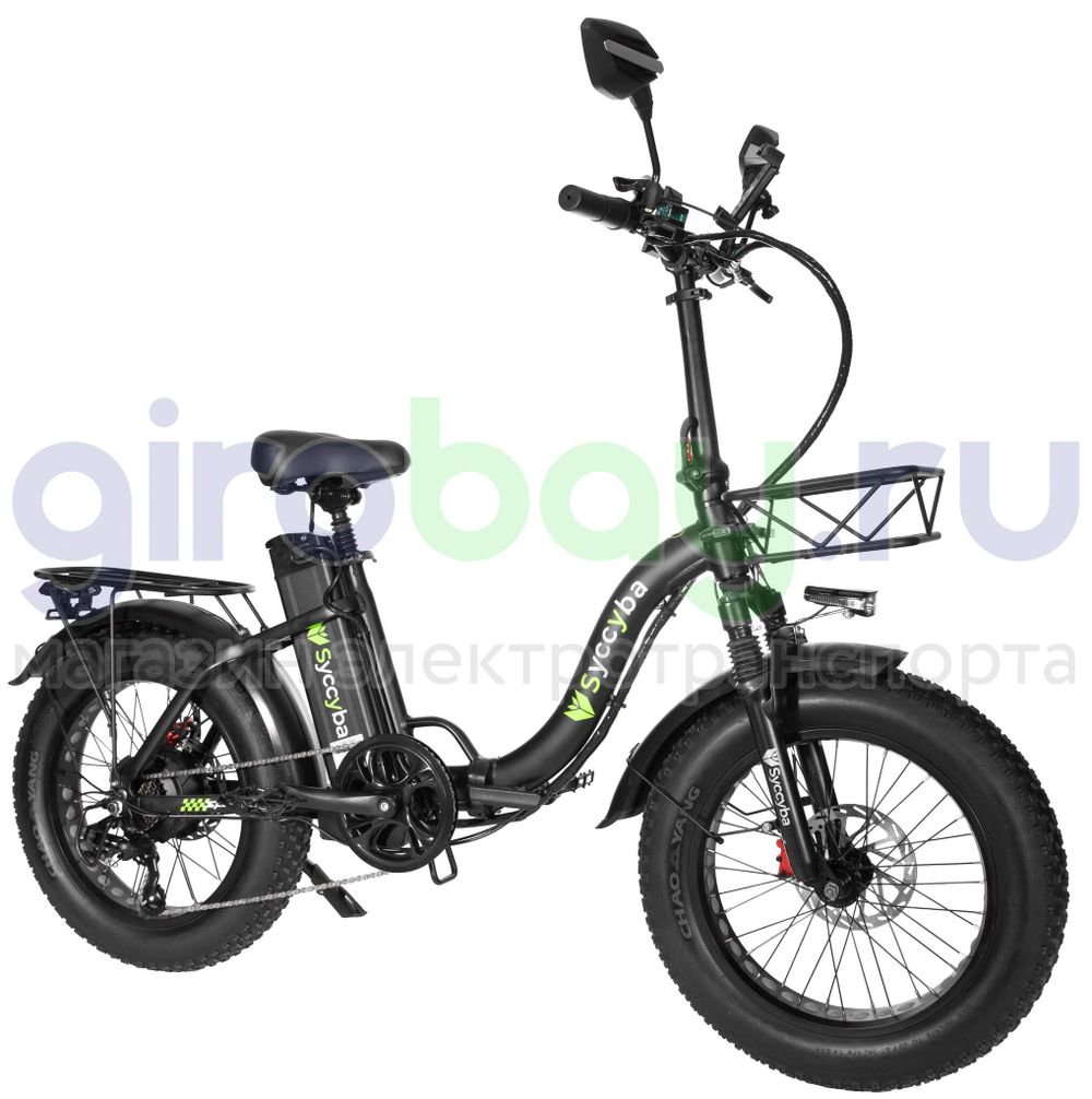 Электровелосипед Syccyba F11 Pro Dual 48V/15Ah (полный привод) 2025 года - Черный обод фото №6