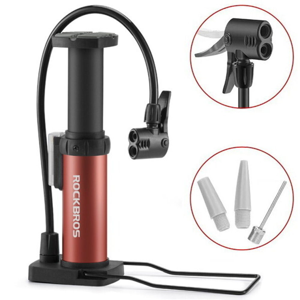 Насос ножной велосипедный Rockbros 4522L