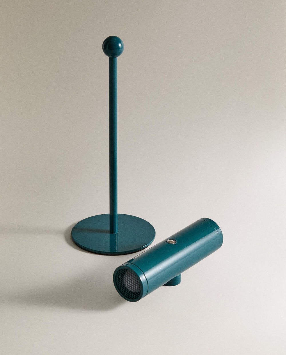 Zara Home Настольная лампа, цвет бирюзовый, 29.5 см