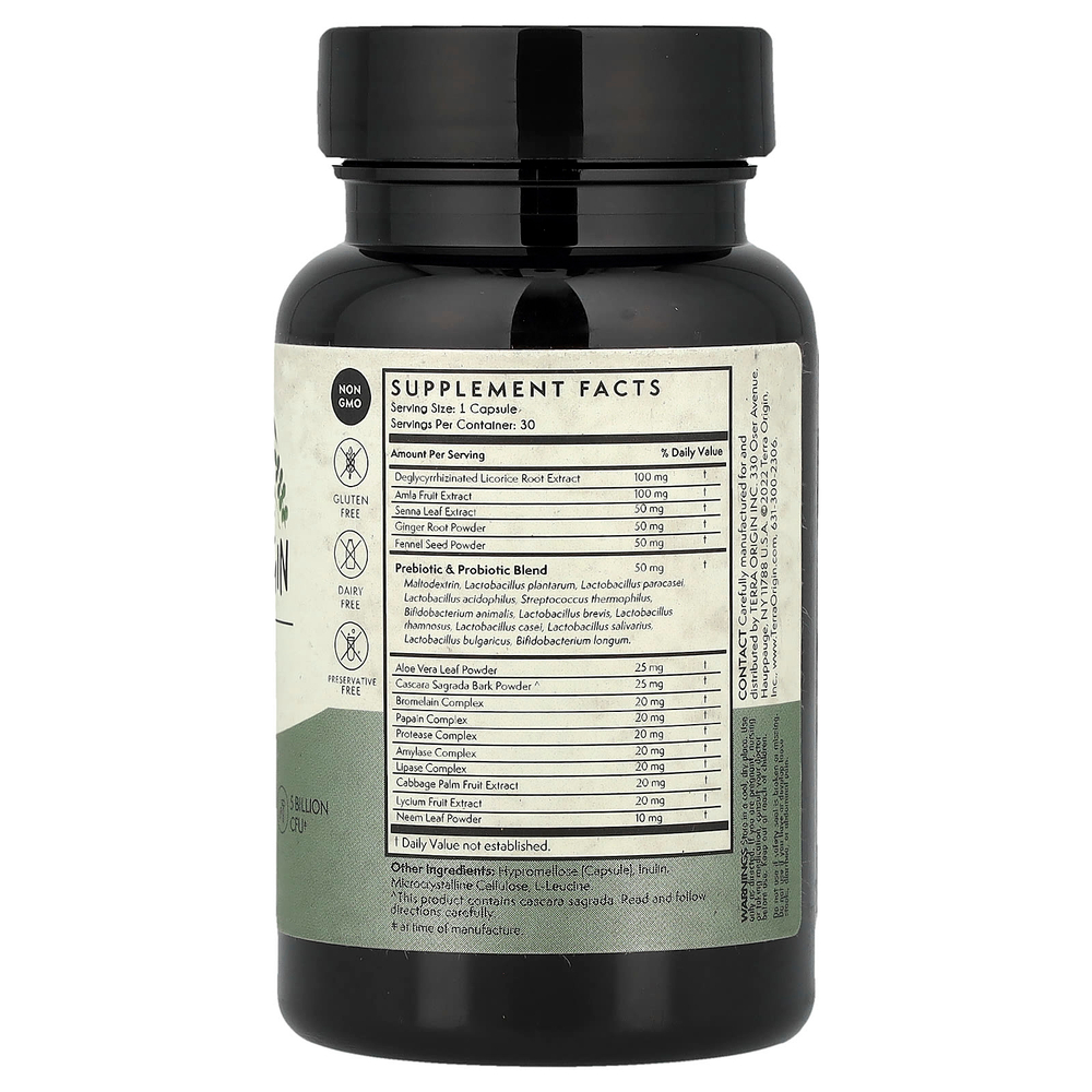 Terra Origin, Healthy Detox, 30 капсул