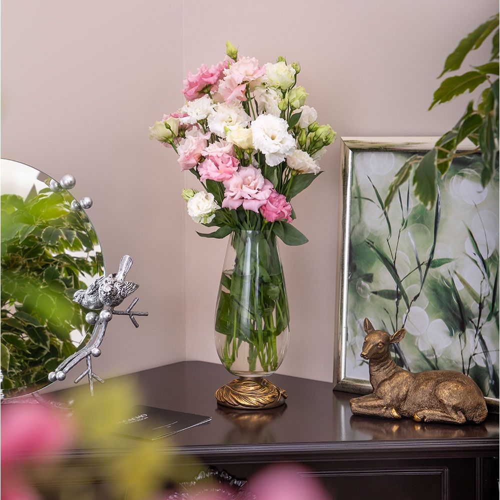 Ваза для цветов Боа Бронза