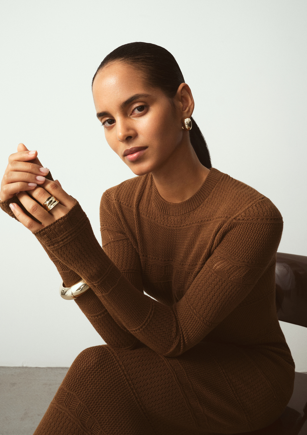 Платье ZELMA, ореховый