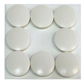 Пункт fix-o-moll пластмассовый самоклеящийся d22мм светло-серый (8 шт) 246100