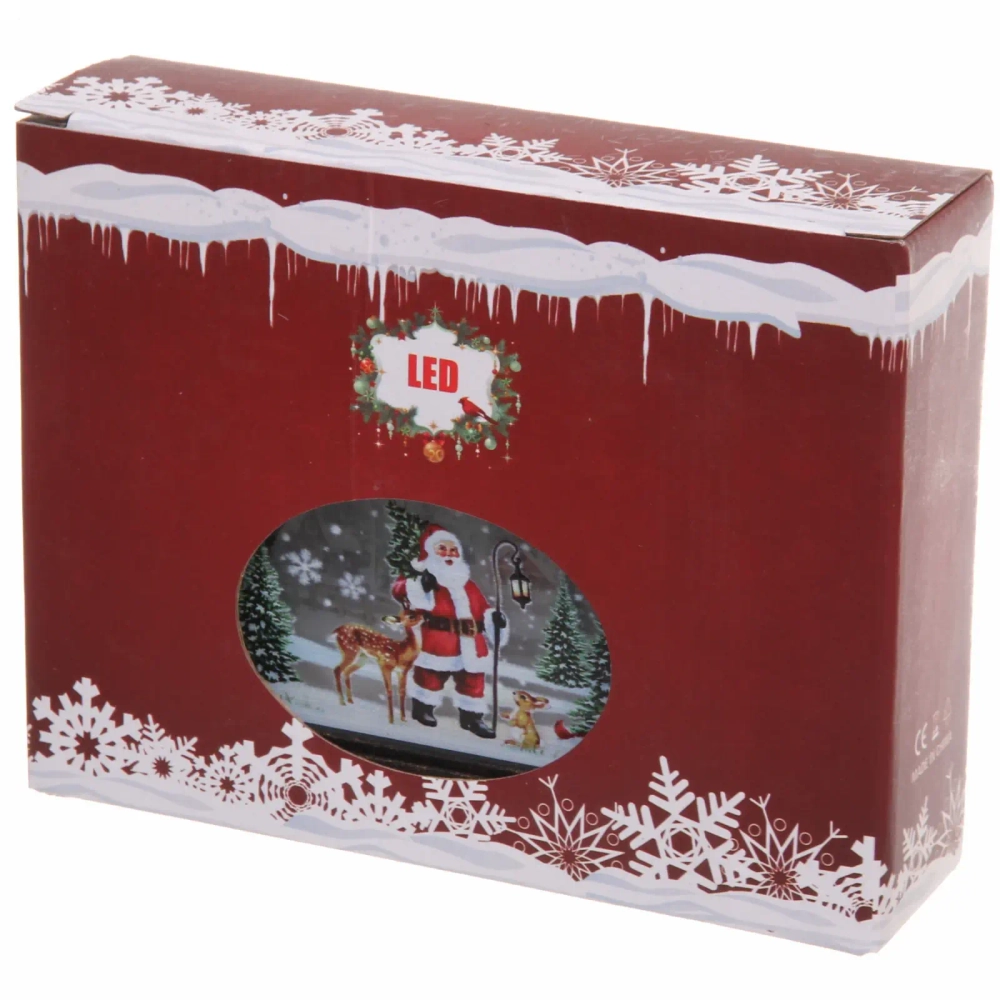 Сувенир с подсветкой «Сказочные гости со свечами» 15,5*4*9,5 см