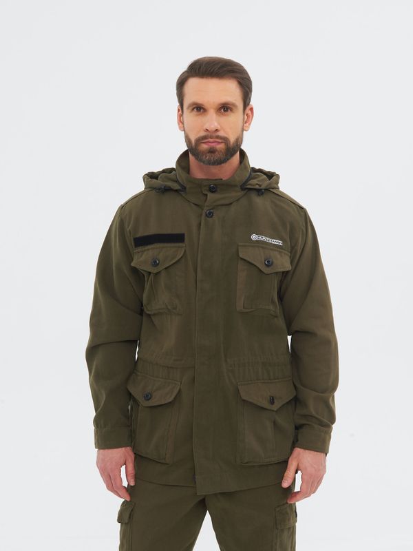 Костюм летний Крафт ткань Смесовая цвет Хаки