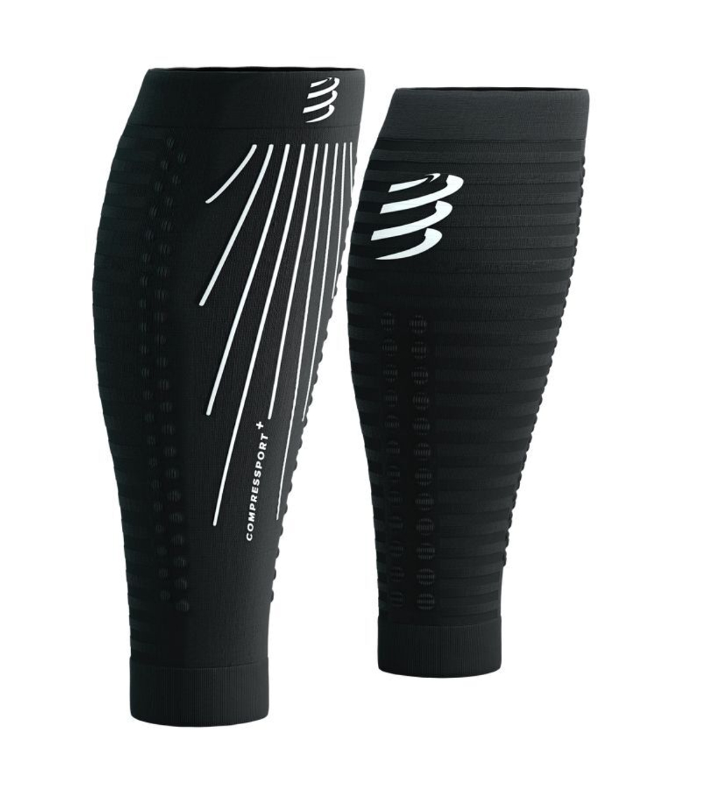 Компрессионные гетры Compressport R2 Aero Calf Sleeves - black/white