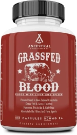 Ancestral Supplements - Grass Fed Blood 500 mg 180 capsules