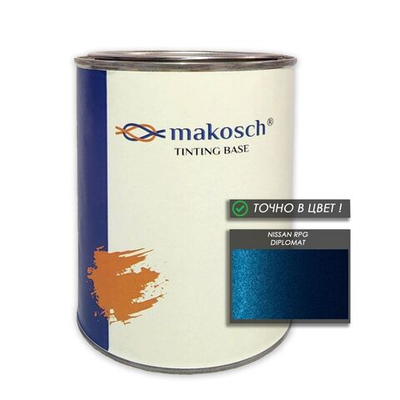 Автоэмаль makosch/NISSAN RPG, Базовая эмаль, синий, перламутр, 800мл.
