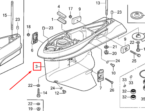 41101-ZY3-020ZA GEAR CASE (SILVER METALLIC)