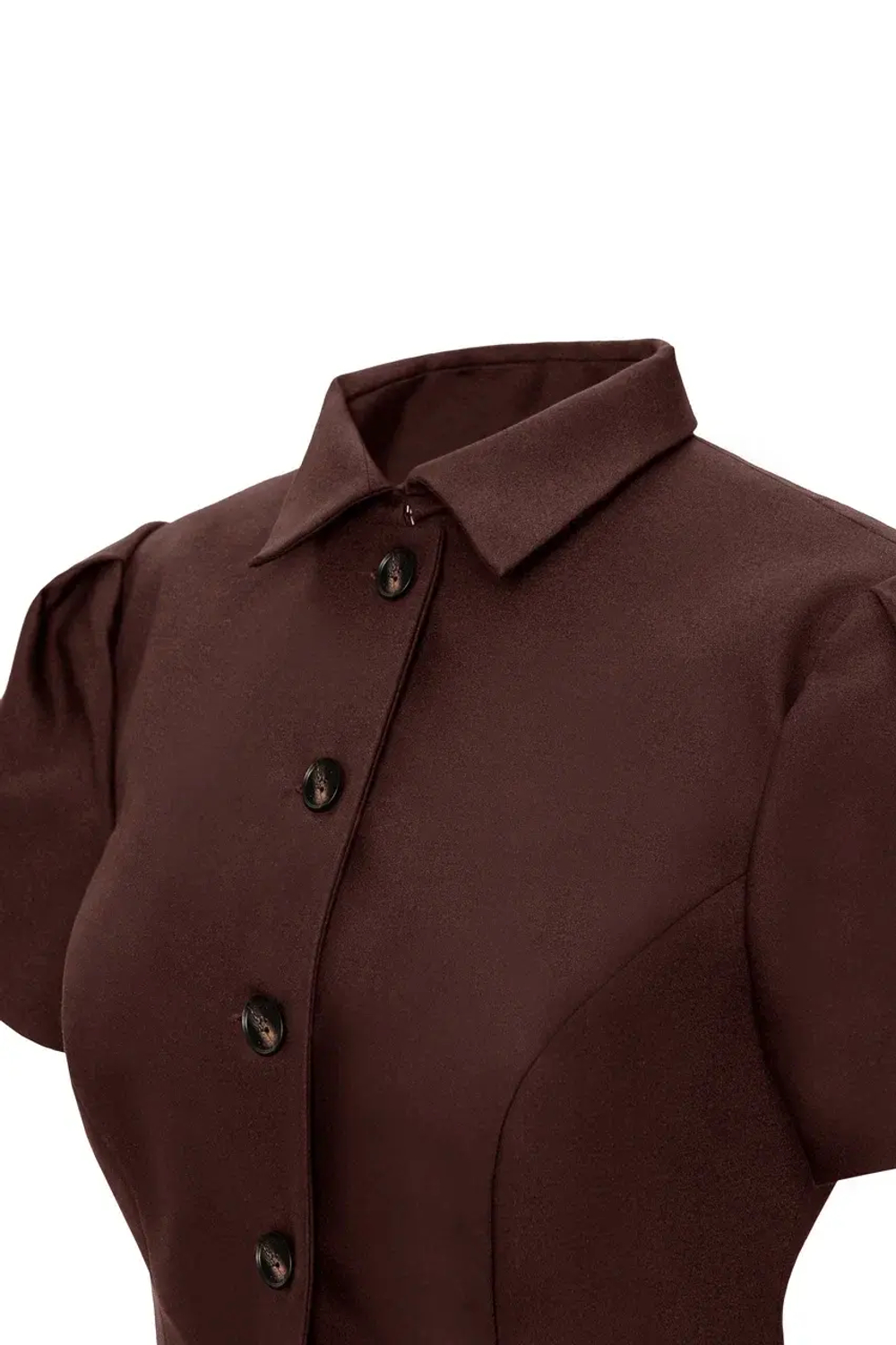 “Noir de Fleur” Жакет приталенный с коротким рукавом