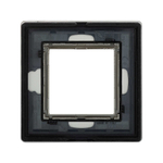 Рамка из алюминия, "Avanti", серая, 1 пост (2 мод.)