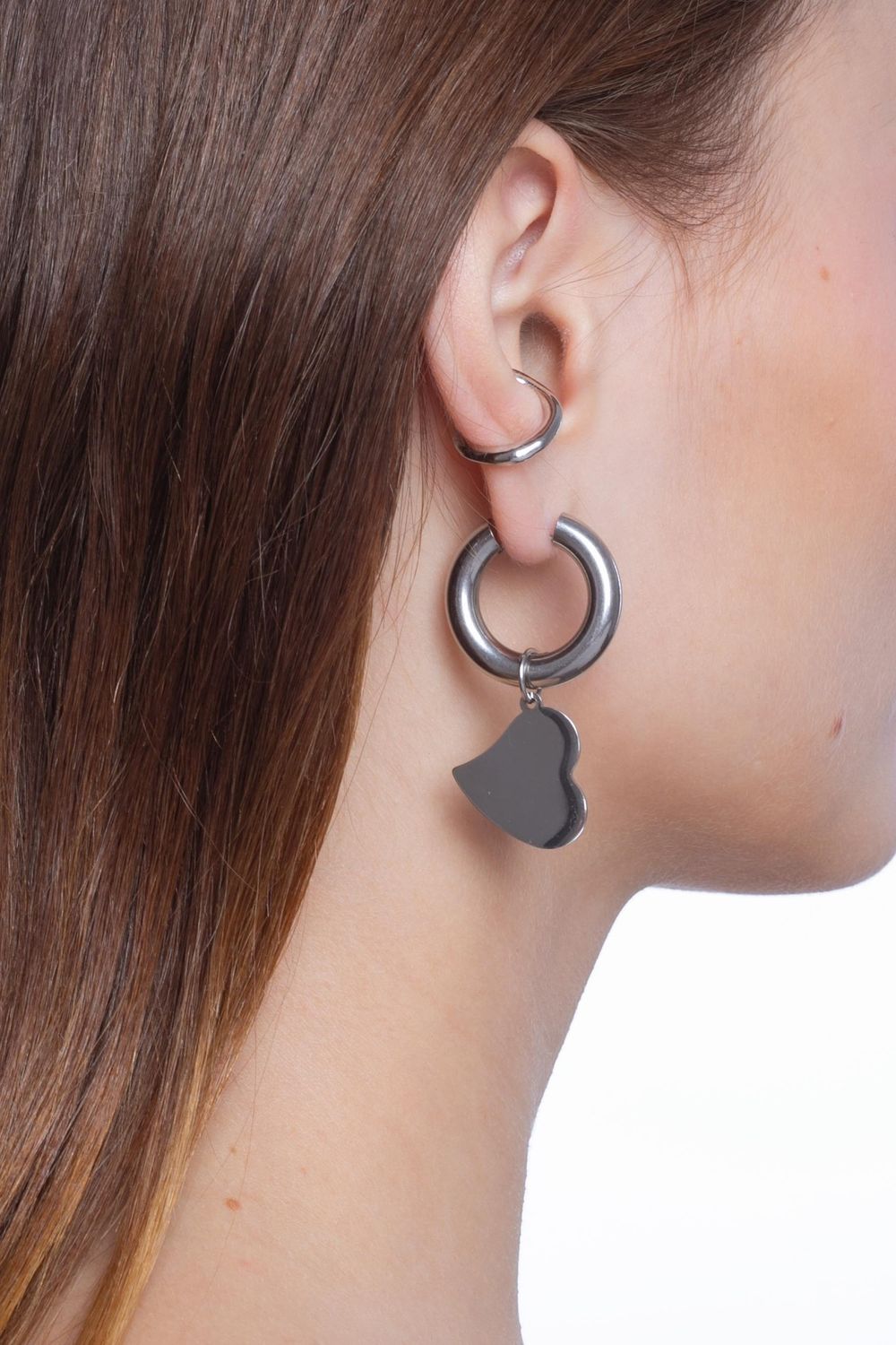 Подвеска Сердце из стали / 22 мм / Подвеска Сердце из стали / 22 мм /