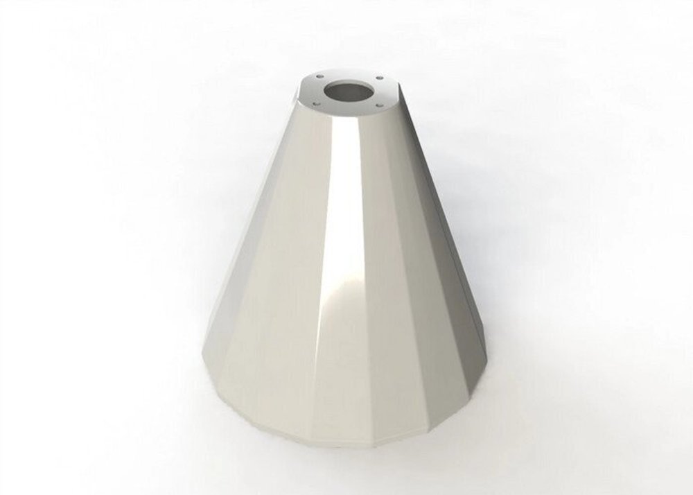 Основание для стульев и столов непрозрачное, цвет оранжевый