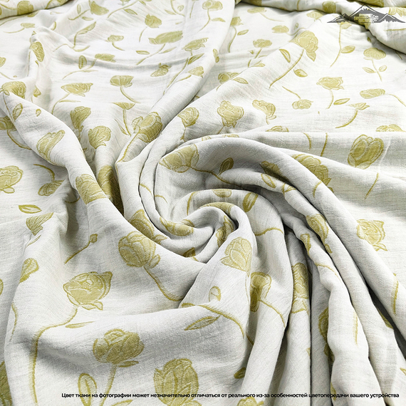 Вареный хлопок жаккард двусторонний рис.4 | ш.250 см | 130 г/м² | хлопок-100%