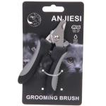 Когтерез для животных «ПРЕМИУМ - МОЙ БРО», прорезиненная ручка, цвет серый/черный, 6*12см