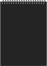 Блокнот-скетчбук SKETCHBOOK BLACK А4 20 листов на металлическом гребне