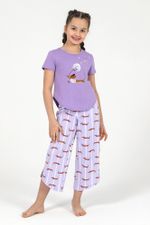 Костюм для девочки Таксы-1 Виотекс ЛИЛОВЫЙ