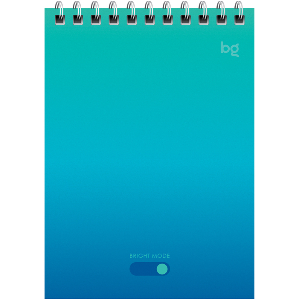 Блокнот  BG "Bright monocolor" на спирали, А6, 60 листов в клетку
