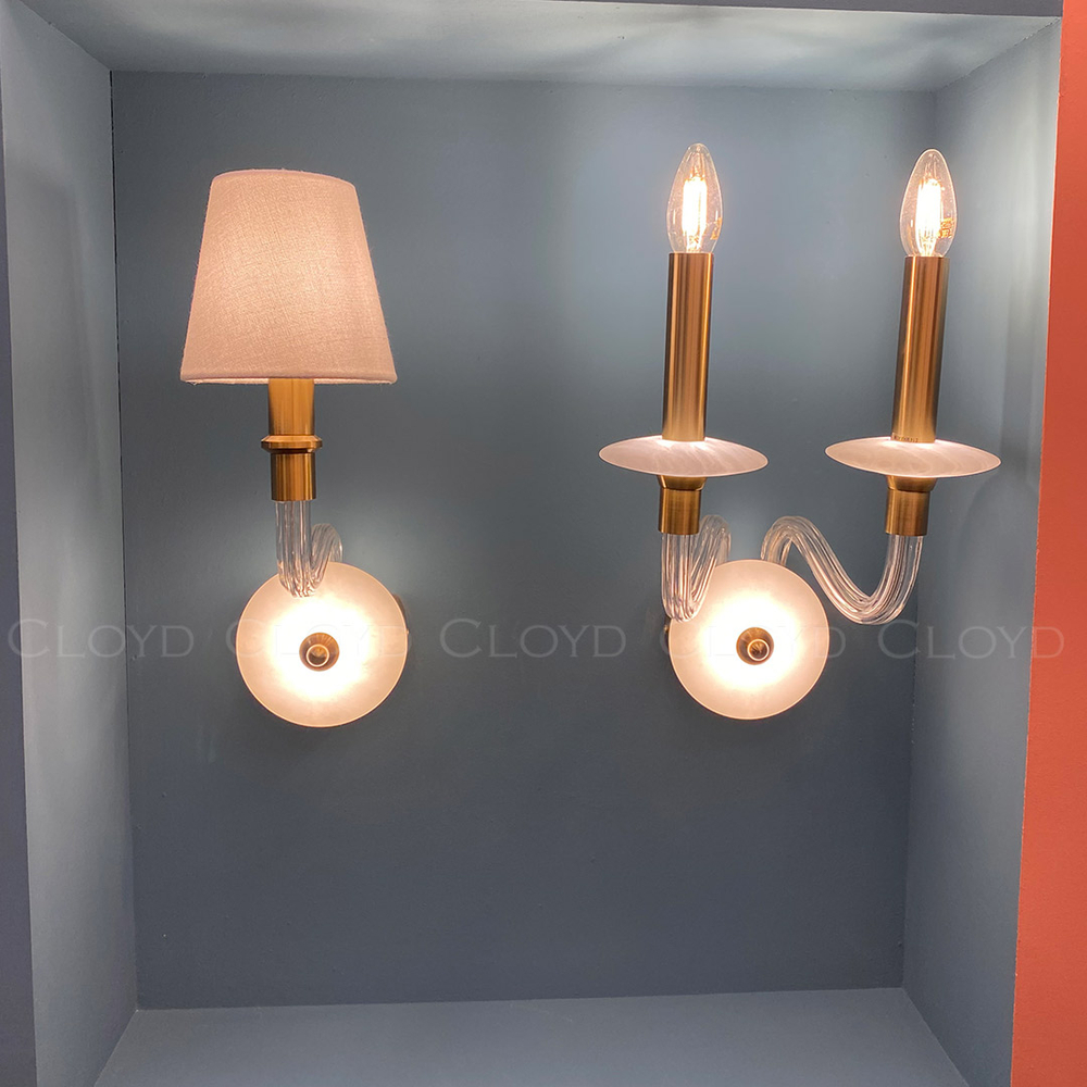 Бра Cloyd SHERINGTON-B W3 / выс. 38 см - латунь (арт.20358)