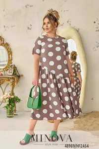 Платье 2454-капучино Minova