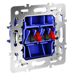 Механизм розетки акустической 4-местной,  Voltum S70 VLS0603M