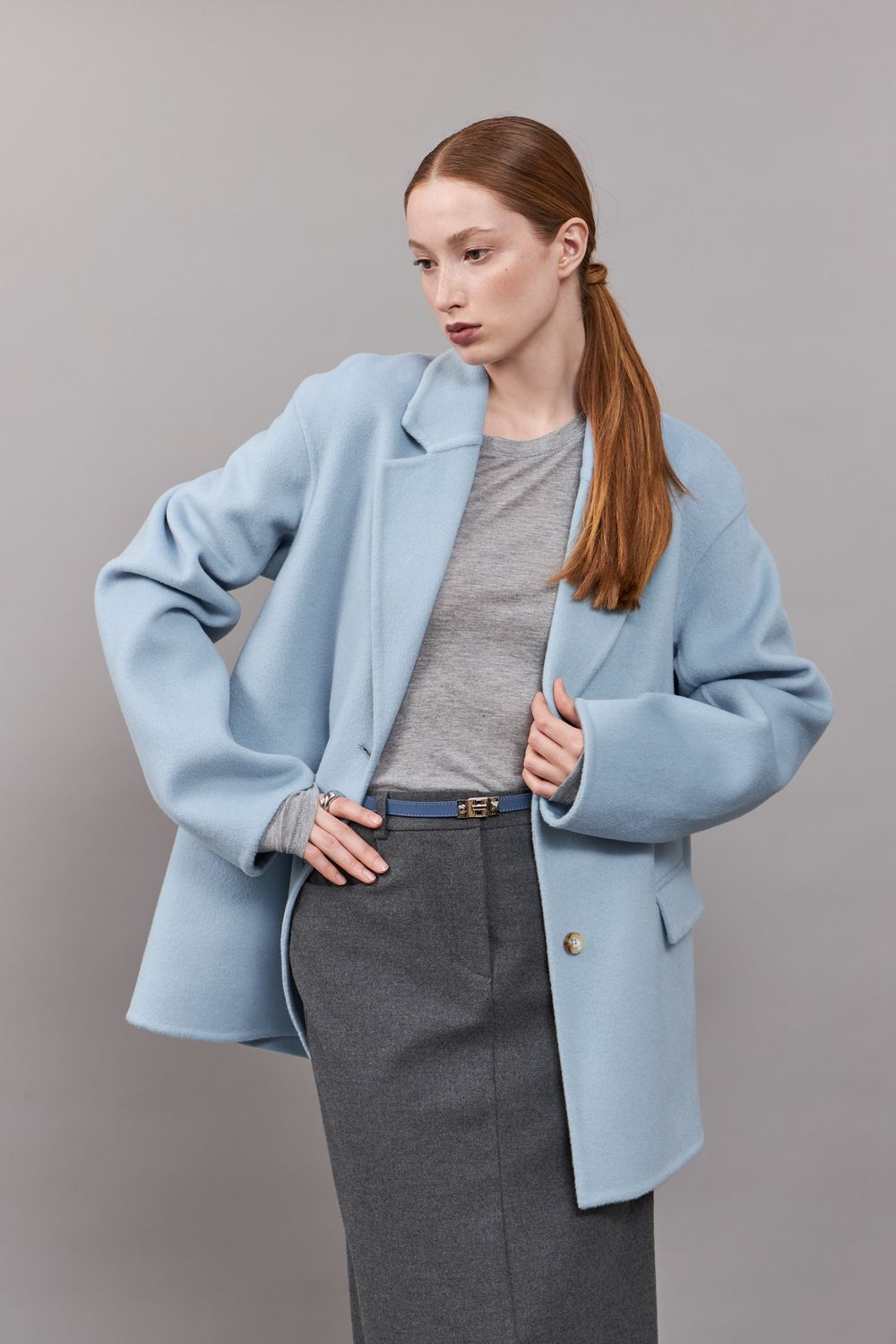 ТОНКИЙ РЕМЕНЬ С ЗАМОЧКОМ DENIM