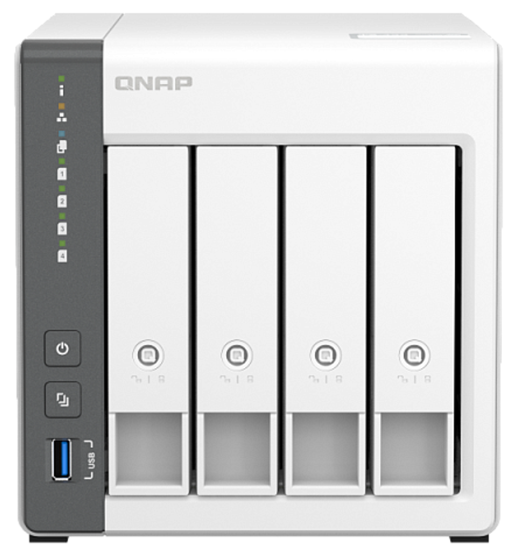 Сетевой RAID-накопитель  QNAP D4 (Rev. C)