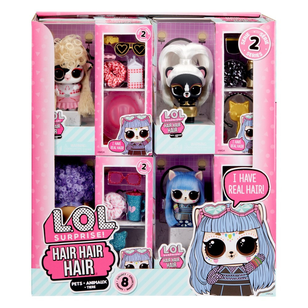 LOL SURPRISE — Pet with Hair Hair Hair Hair Pets Series 2 584469 H / артикул   584469EUC H  / GTIN 035051584469