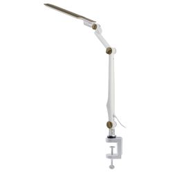 Настольный светильник ЭРА NLED-496-12W-G светодиодный на струбцине золото | Светодиодные настольные лампы