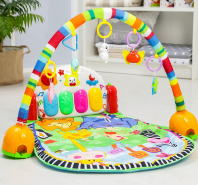 Развивающий музыкальный коврик «РазвивайКа», пианино, 5 игрушек, размер 94х62 см