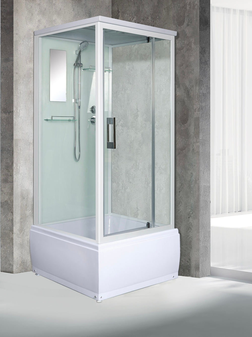 Душевая кабина RIVER TANA 90/38  90х90х217 10000003115 Универсальная Квадратная