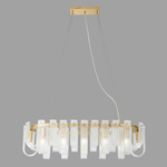 Подвесная люстра Belfast Severn 6601-950 BR CL Латунь / Стекло