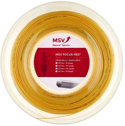 Струны теннисные MSV Focus Hex (200 m) - yellow
