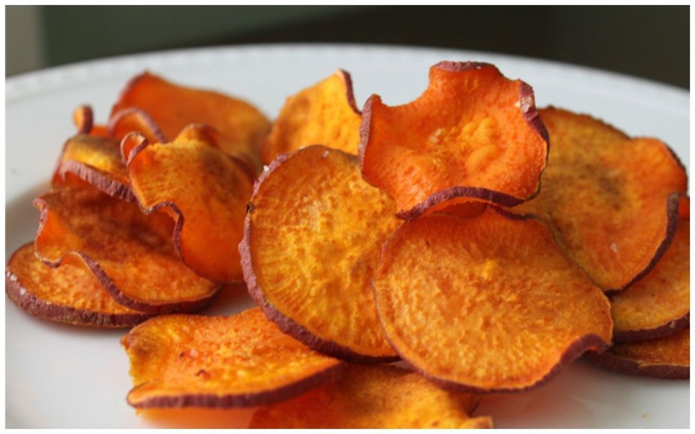 Чипсы из батата YamChip Hongtu вкус жареных крылышек 90 г 4 шт