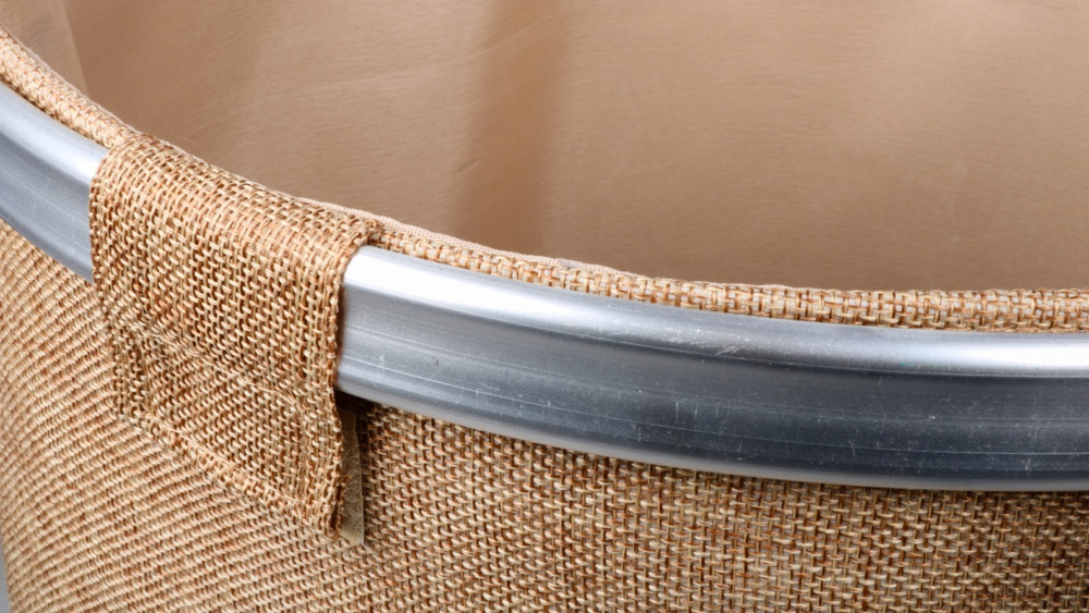 Корзина для белья бежевая FX-1031B