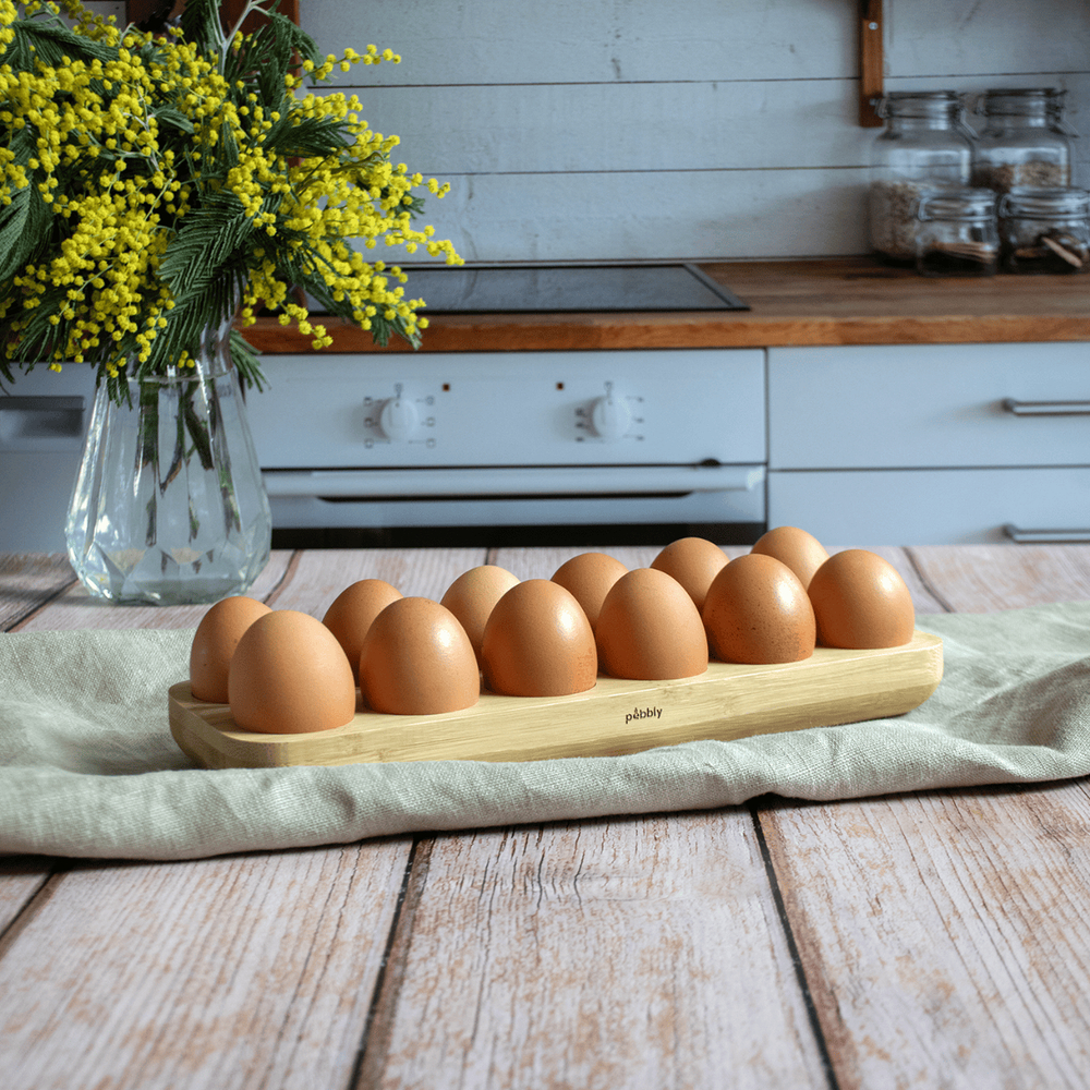 Лоток для яиц бамбуковый, 12 ячеек