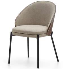 Стул Eamy светло-коричневый с отделкой орех