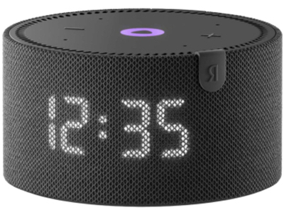 Умная колонка Яндекс мини c часами, черный оникс